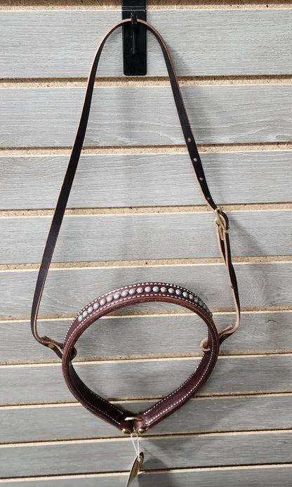 Cowperson Tack Turquoise Patina Dots Tack Set Noseband / Dark Tack Set