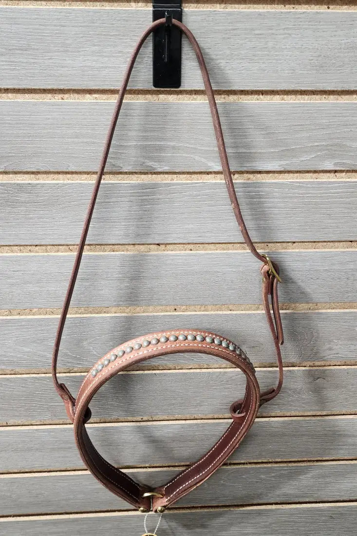 Cowperson Tack Turquoise Patina Dots Tack Set Noseband / Harness Tack Set