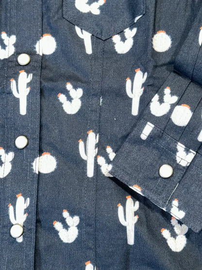 Cruel Girl’s Navy Cactus Western Girl’s Western