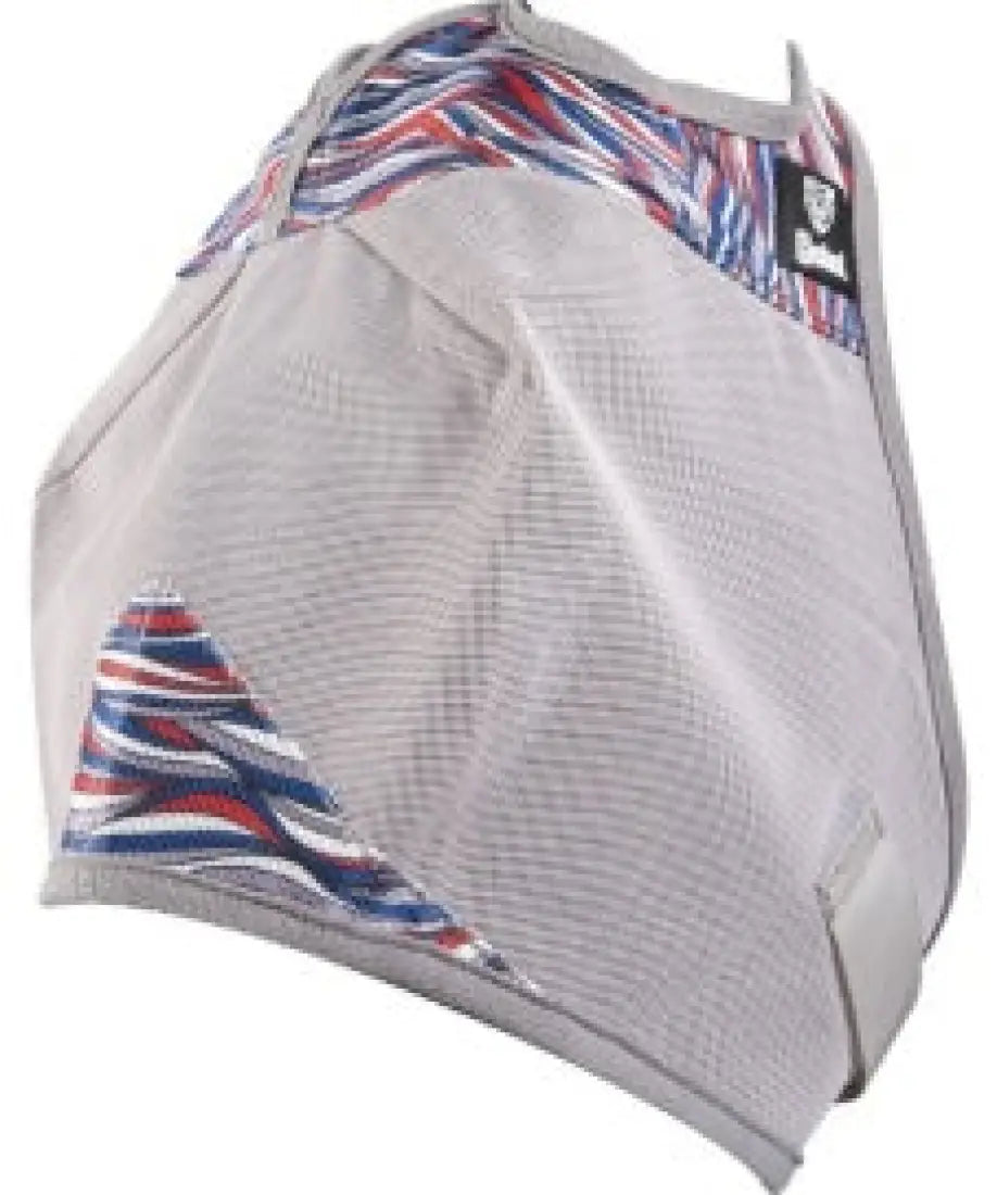 Crusader Fly Mask NO Ear (Multiple Colors/Patterns) Weanling/Small Pony / American Wave Fly Protection