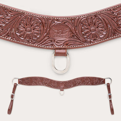 Cactus 3" Trevor Brazile Relentless Trippin' Collar - Floral Tooled