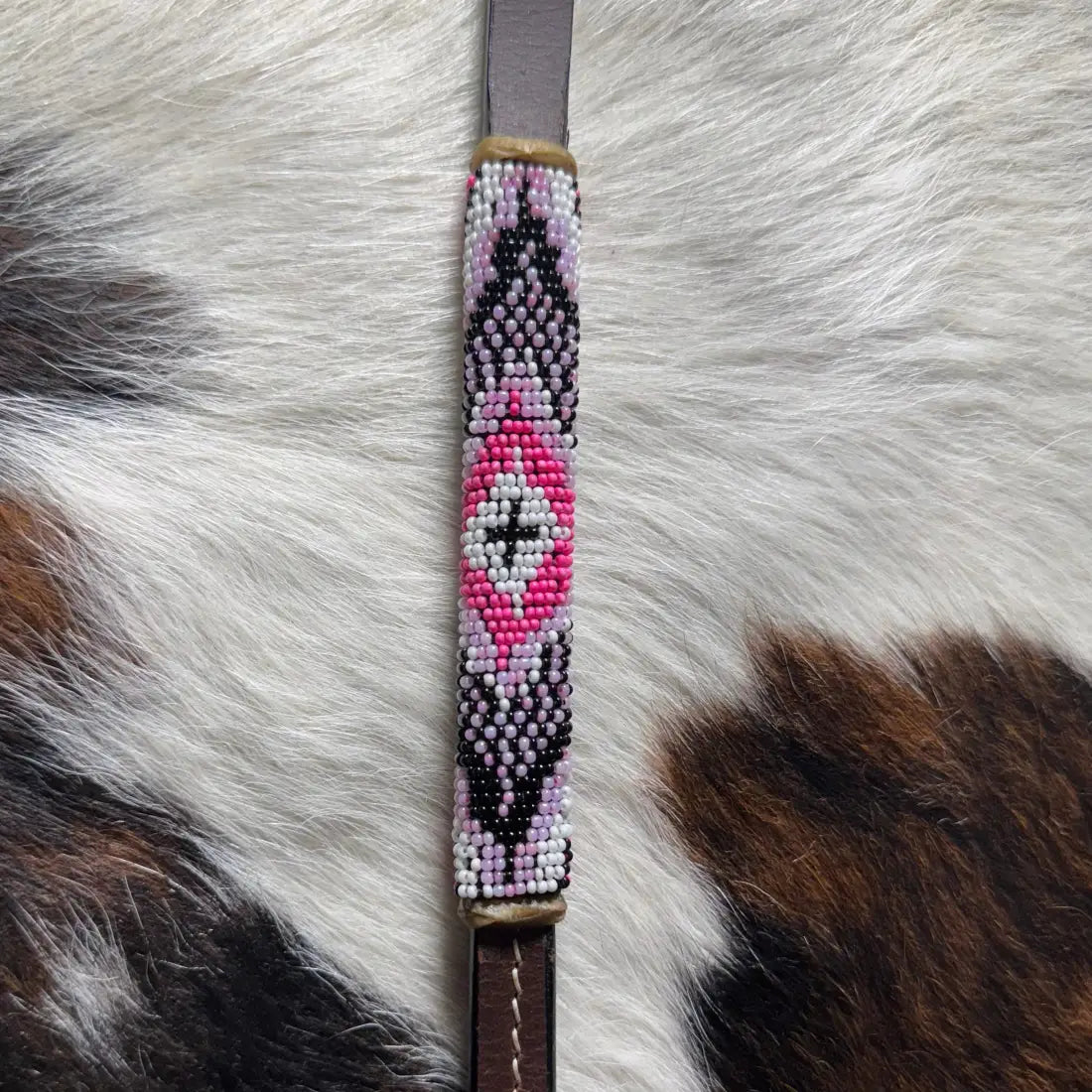 CST Leather Over & Under Whip - Beaded #11 Whip