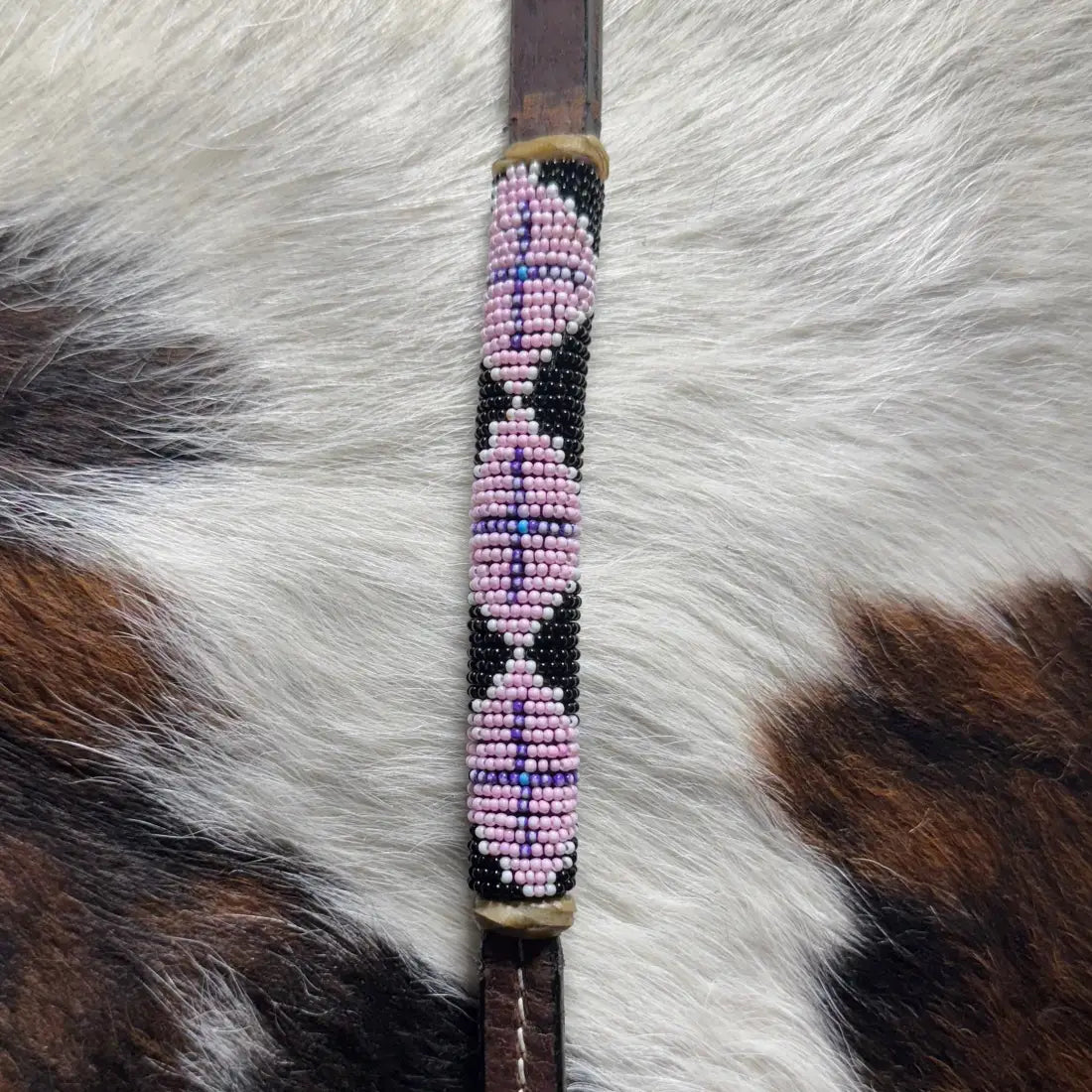 CST Leather Over & Under Whip - Beaded #13 Whip