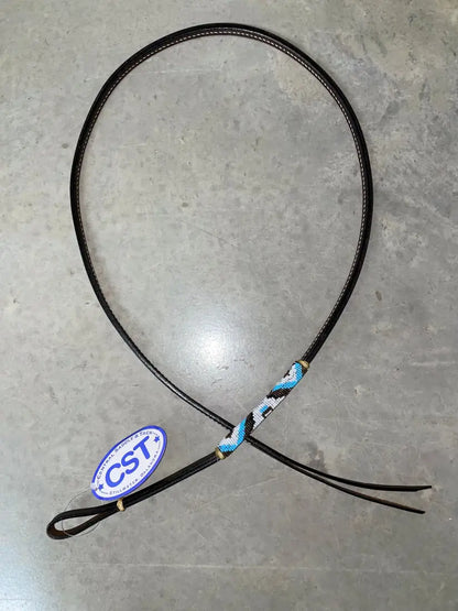 CST Leather Over & Under Whip - Beaded Whip