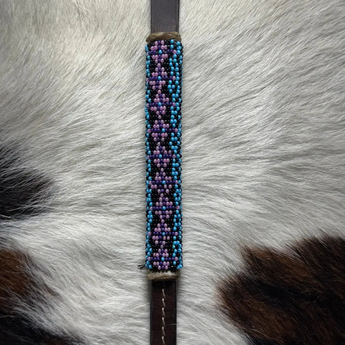 CST Leather Over & Under Whip - Beaded #2 Whip