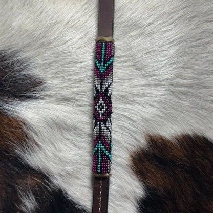 CST Leather Over & Under Whip - Beaded #3 Whip