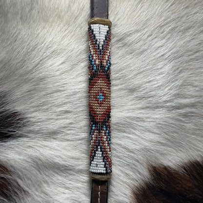 CST Leather Over & Under Whip - Beaded #9 Whip