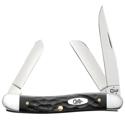 Case Rough Black® Synthetic Medium Stockman Knife