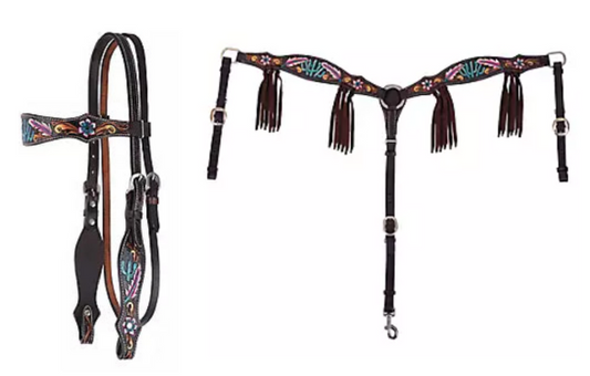 Circle Y "Desert Feather" Tack Set