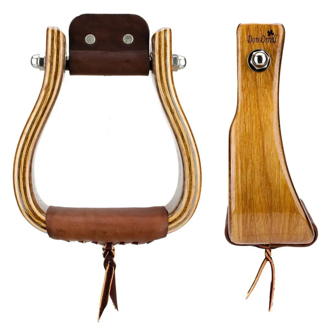Don Orrell 3’’ Offset Stirrups 3’’ / Red Elm Stirrups