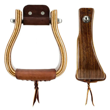 Don Orrell 3’’ Offset Stirrups 3’’ / Walnut Stirrups