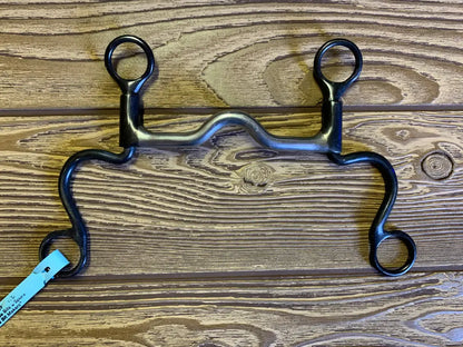 Dutton Cavalry Short Shank Bit Low Port Mullen Bit