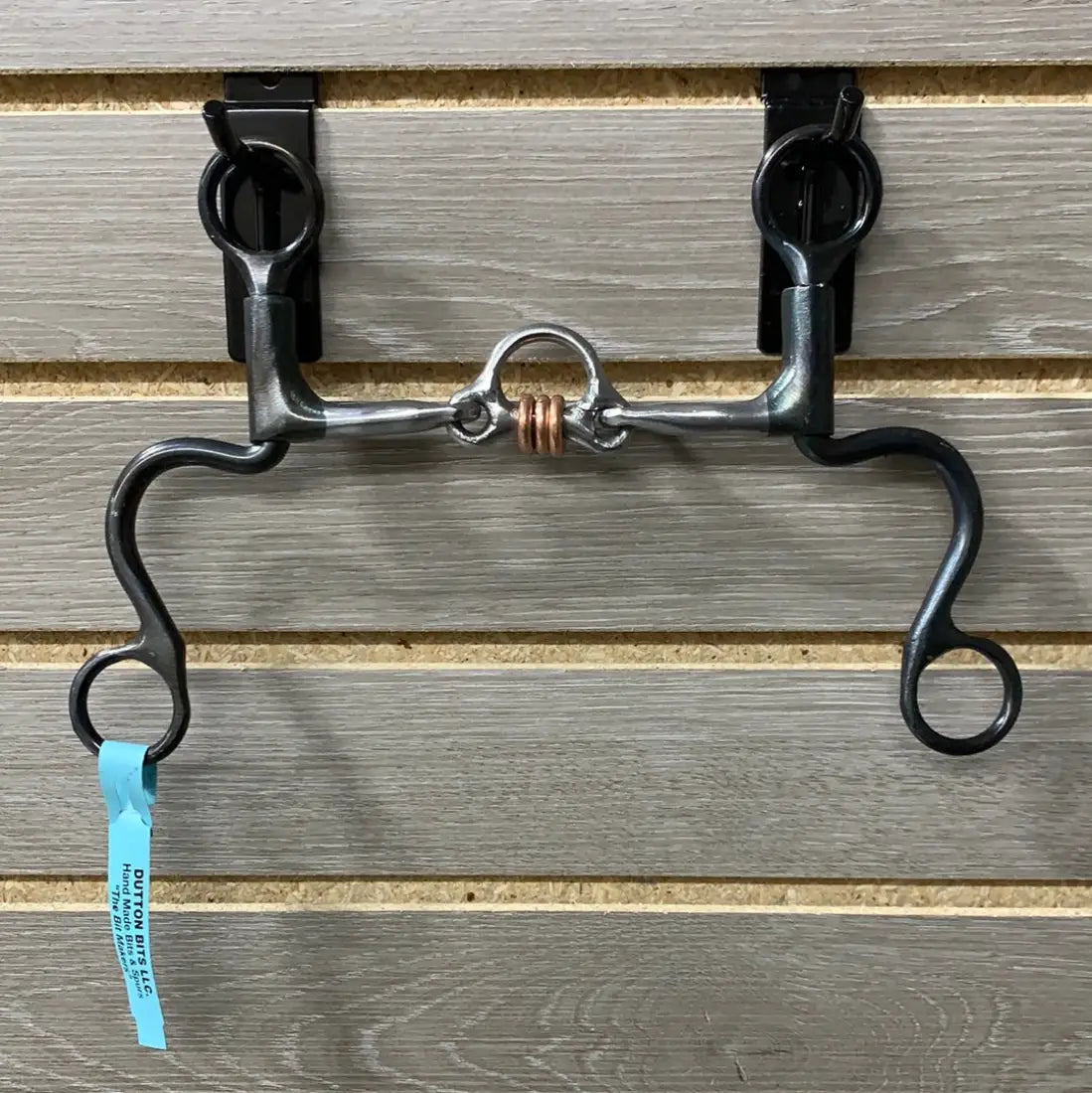 Dutton Cavalry Short Shank Bit Smooth Broken Port with Copper Rollers Bit