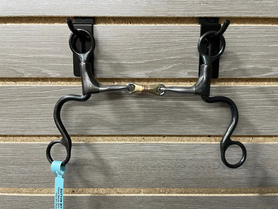 Dutton Cavalry Short Shank Bit Smooth Dogbone Bit