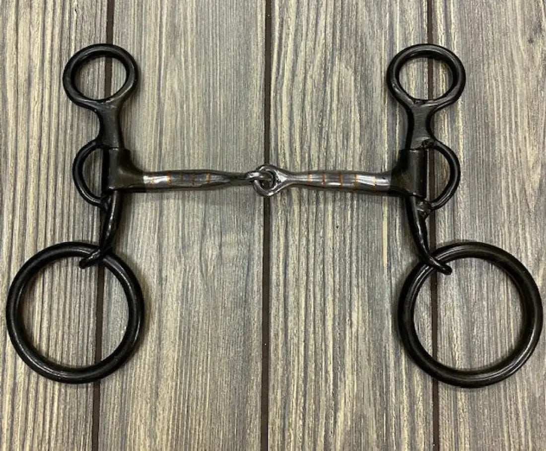 Dutton Old Cowboy Shank Bit Smooth Snaffle Bit