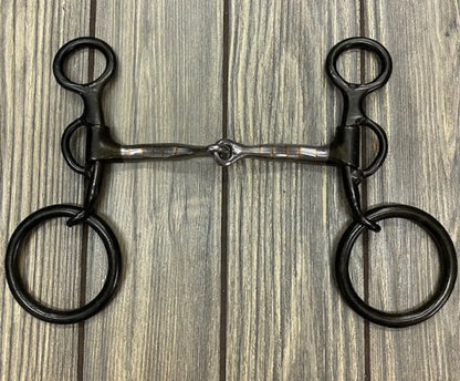 Dutton Old Cowboy Shank Bit Smooth Snaffle Bit