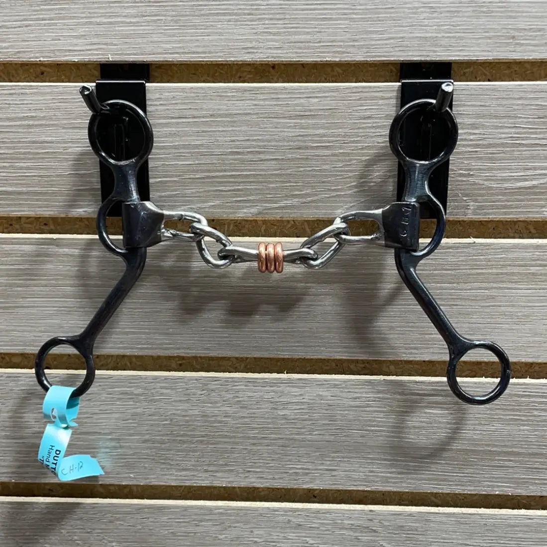 Dutton Short Shank Bit Chain Dogbone with Copper Rollers Bit