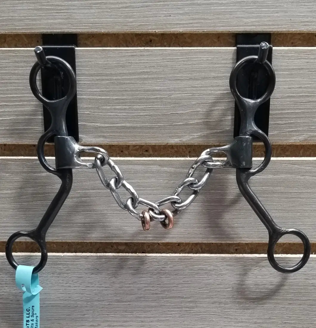 Dutton Short Shank Bit Chain with Copper Rollers Bit