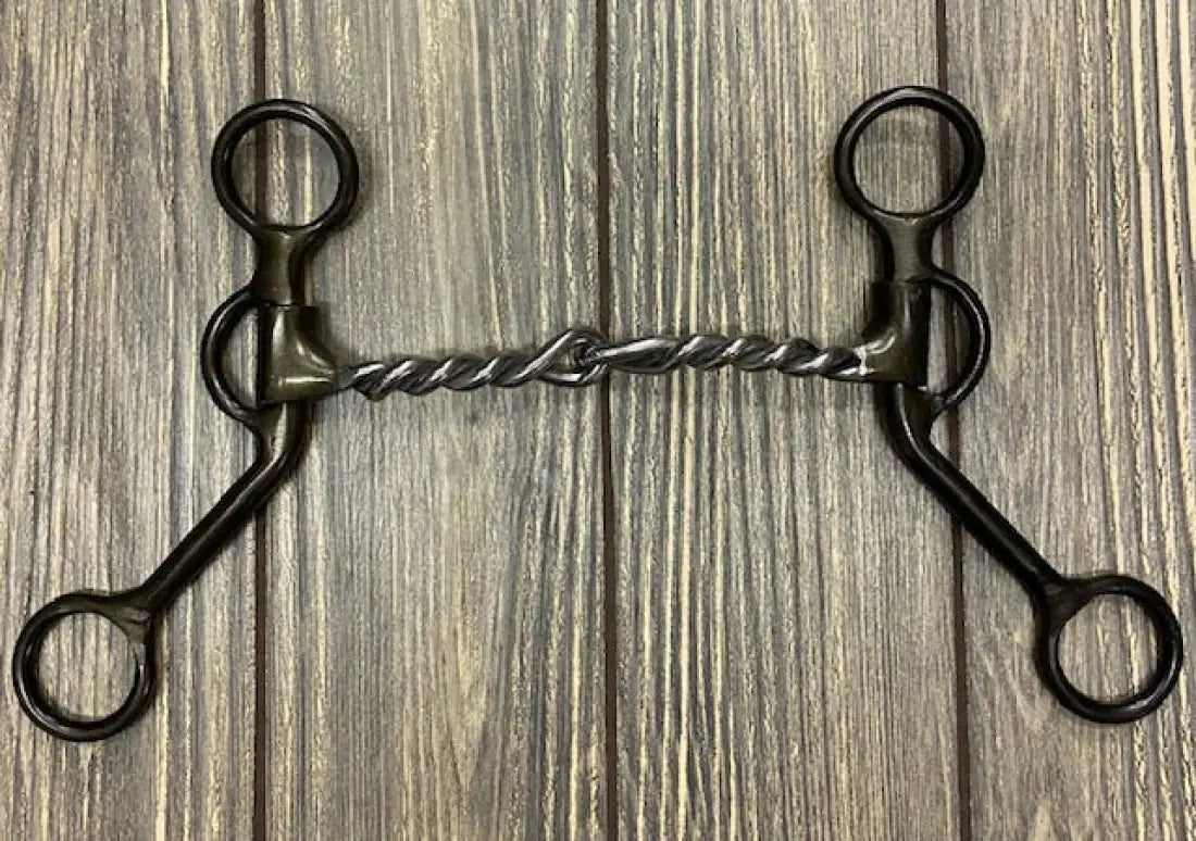 Dutton Short Shank Bit Twisted Wire Snaffle Bit