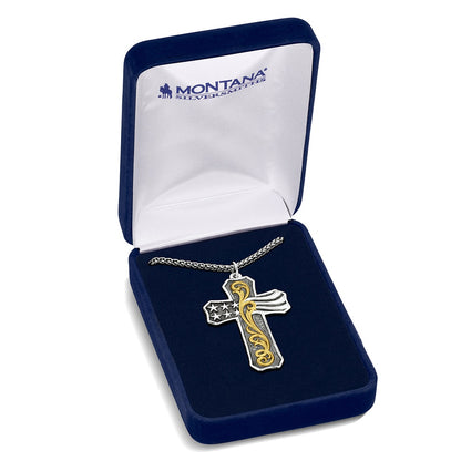 Montana Silversmiths Faith & Freedom American Made Necklace