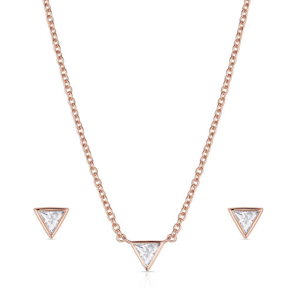 Montana Silversmiths Rose of the Rockies Jewelry Set