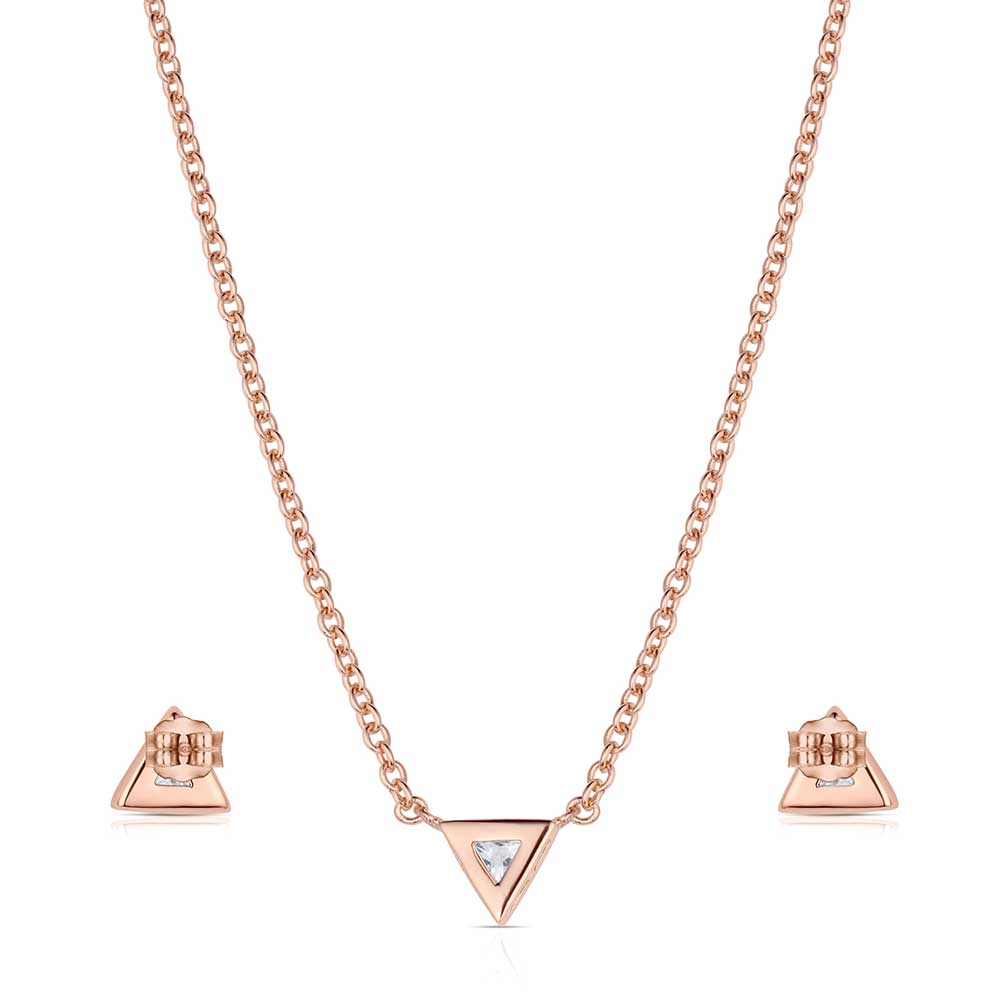 Montana Silversmiths Rose of the Rockies Jewelry Set