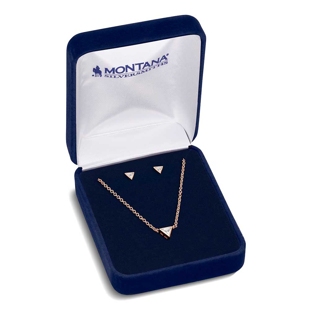 Montana Silversmiths Rose of the Rockies Jewelry Set