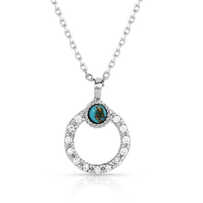 Montana Silversmith Turquoise Tranquility Crystal Necklace