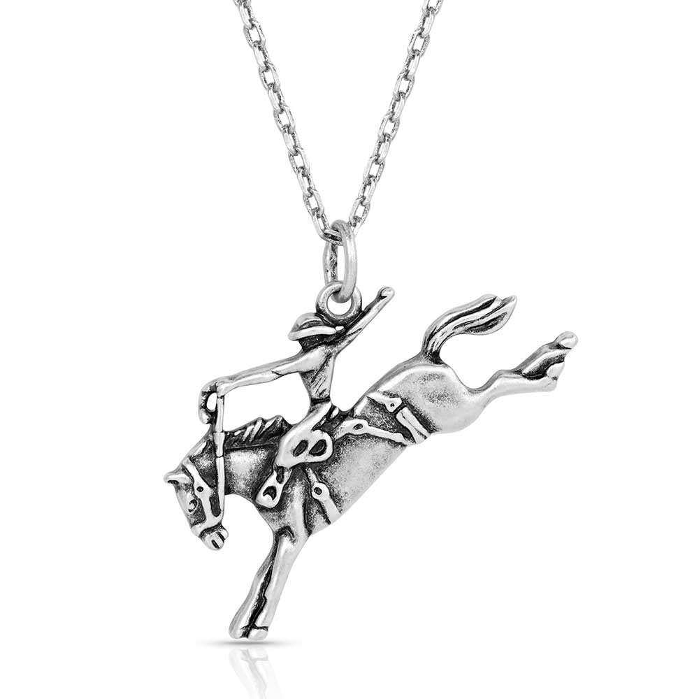 Montana Silversmith Saddle Bronc Rider Pendant Necklace