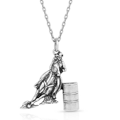 Montana Silversmith Barrel Racer Pendant Necklace