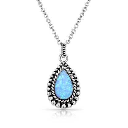 Montana Silversmith Glimmering Pools Opal Necklace