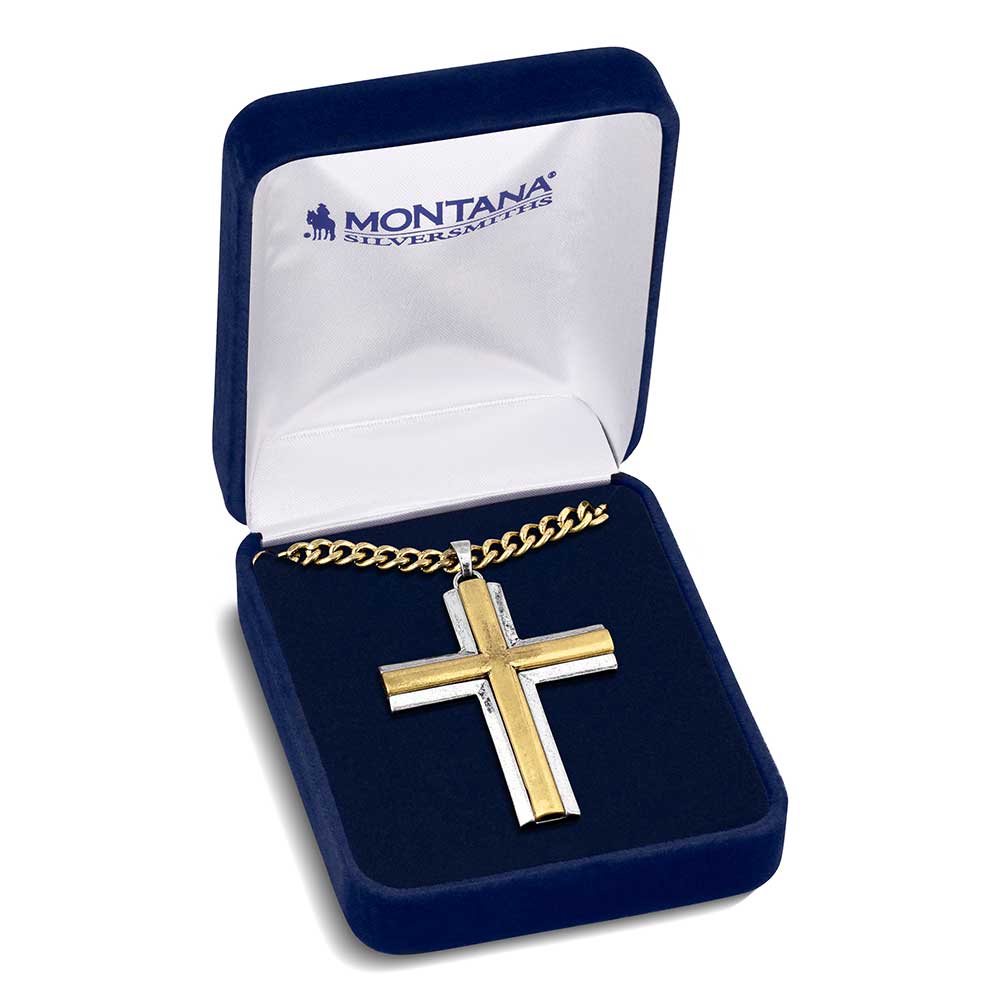 Montana Silversmiths Faithful Tradition Cross Necklace