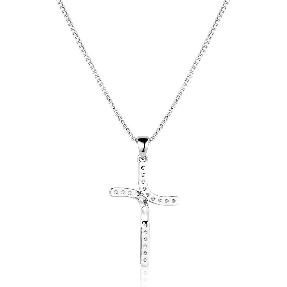 Montana Silversmiths Bend But Don't Break Cross Necklace