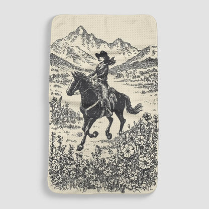 Meadow Cowgirl - Loom Loom Kitchen Towel Set