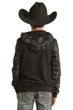 Load image into Gallery viewer, Rock &amp; Roll Boy&#39;s Printed Terry Hoodie
