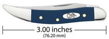 Load image into Gallery viewer, Case Navy Blue Synthetic Smooth Small Texas Toothpick Knife
