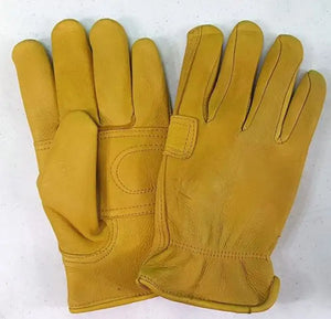 Hand Armor Lined Elkskin Gloves