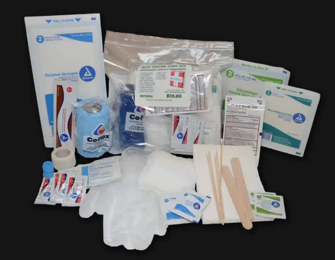 Equimedic Serious Wound Double Treatment Disposable Mini First Aid Kit First Aid Vet Kits