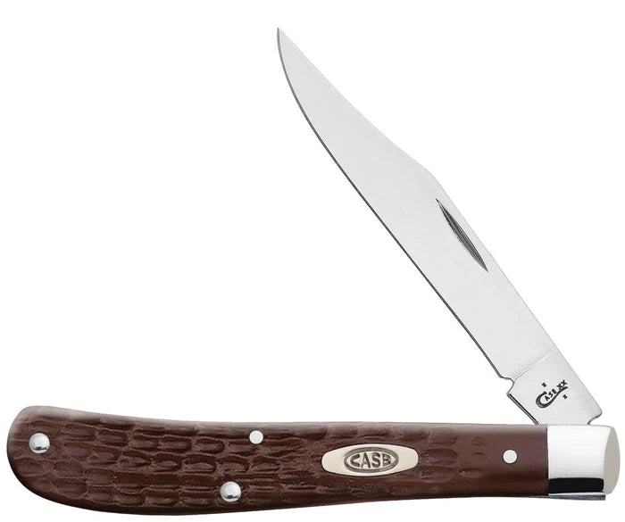 Case Brown Synthetic Standard Jig Slimline Trapper Knife
