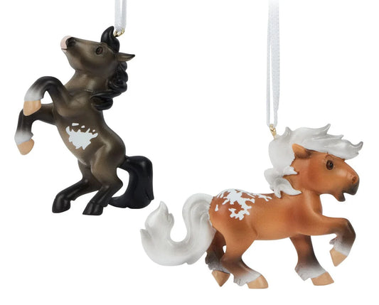 Breyer "Fireheart & Mauvelous" 2026 Mini Ornament Set