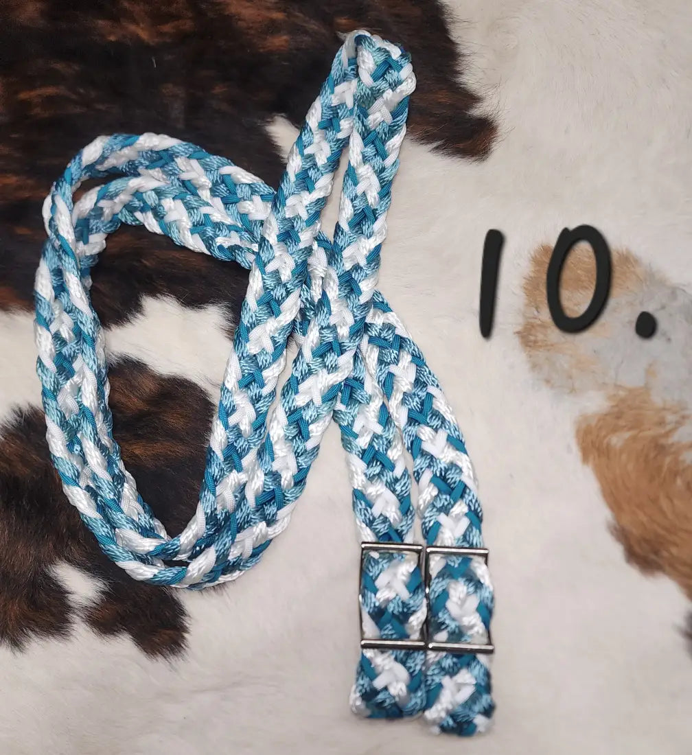 Gale Beebe 9 Strand Barrel Rein 10 / 1’’ / 7.5’ Reins