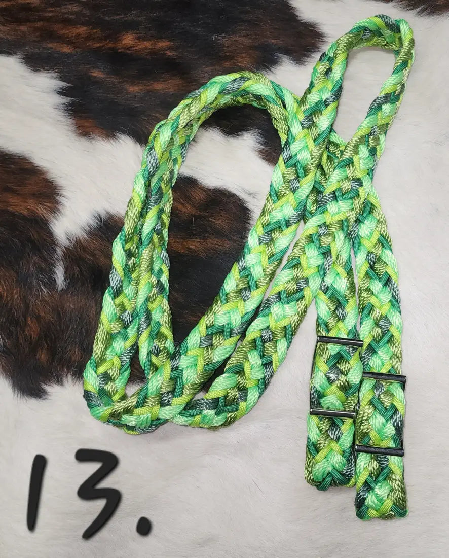 Gale Beebe 9 Strand Barrel Rein 13 / 1’’ / 7.5’ Reins