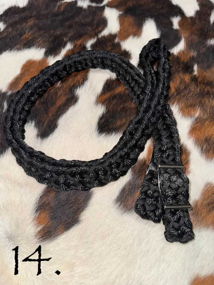 Gale Beebe 9 Strand Barrel Rein 14 / 1’’ / 7.5’ Reins