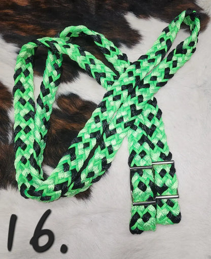 Gale Beebe 9 Strand Barrel Rein 16 / 1’’ / 7.5’ Reins