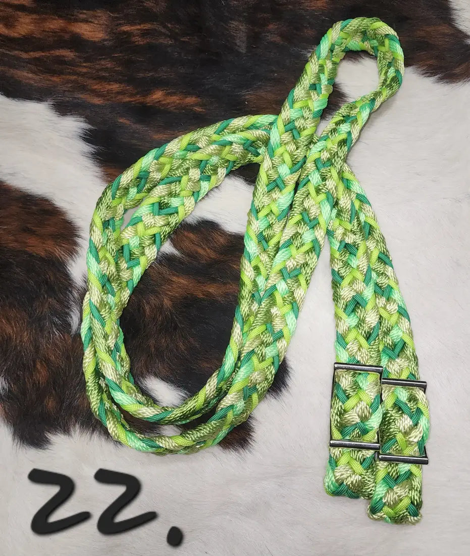 Gale Beebe 9 Strand Barrel Rein 22 / 1’’ / 7.5’ Reins