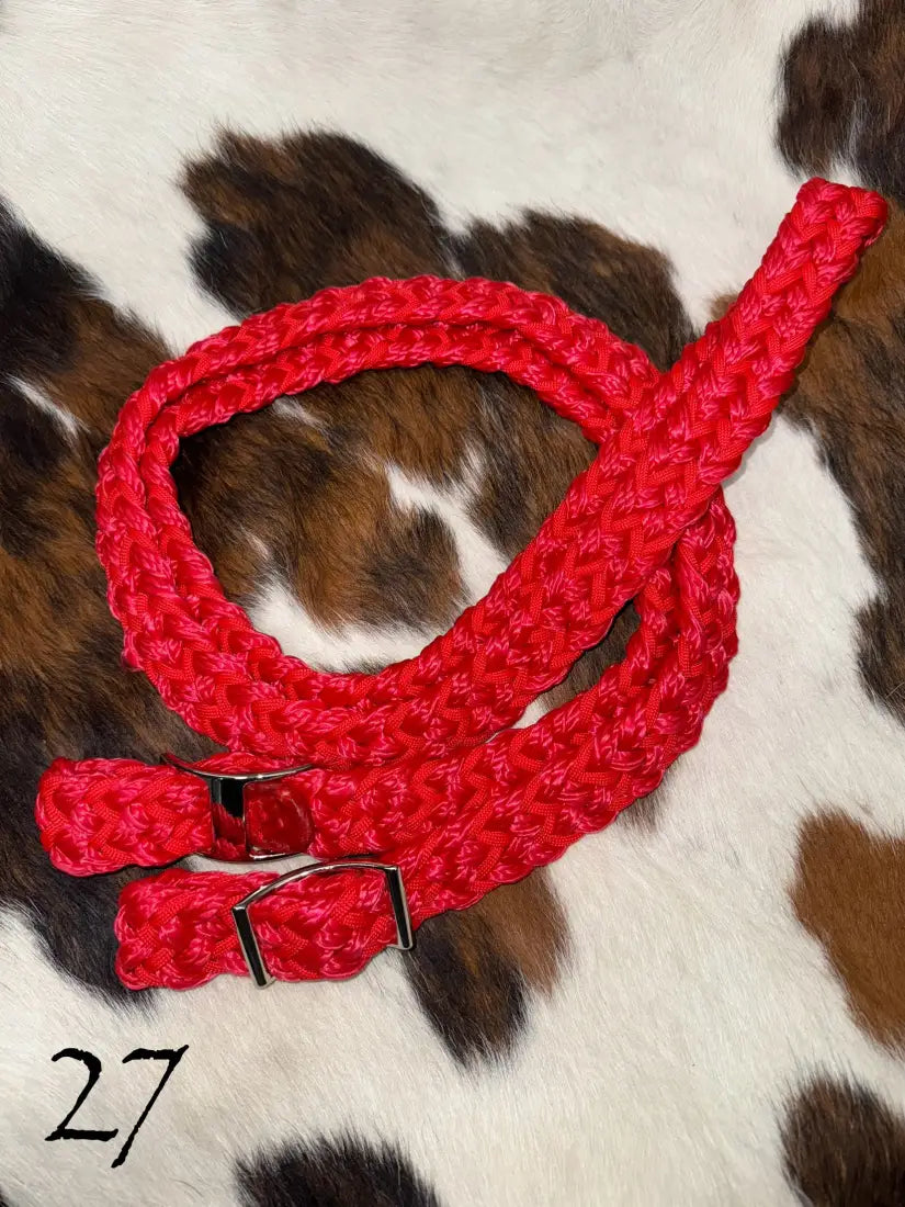 Gale Beebe 9 Strand Barrel Rein 27 / 1’’ / 7.5’ Reins