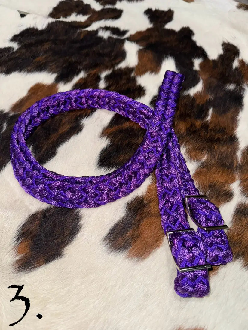 Gale Beebe 9 Strand Barrel Rein 3 / 1’’ / 7.5’ Reins