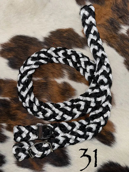 Gale Beebe 9 Strand Barrel Rein 31 / 1’’ / 7.5’ Reins