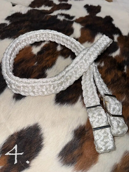 Gale Beebe 9 Strand Barrel Rein 4 / 1’’ / 7.5’ Reins