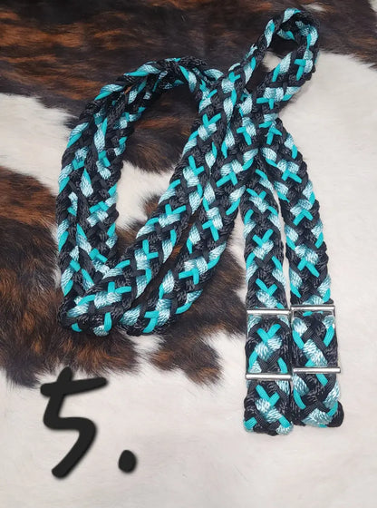 Gale Beebe 9 Strand Barrel Rein 5 / 1’’ / 7.5’ Reins